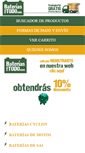Mobile Screenshot of bateriasparatodo.com